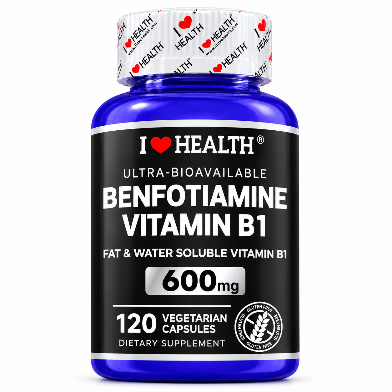 苯磷硫胺 维生素B1 600mg 高含量营养补充剂 120粒素食胶囊